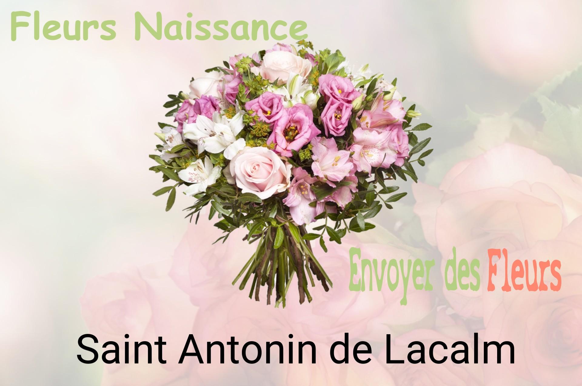 Bouquet de fleurs de naissance livré à Saint-Antonin-de-Lacalm
