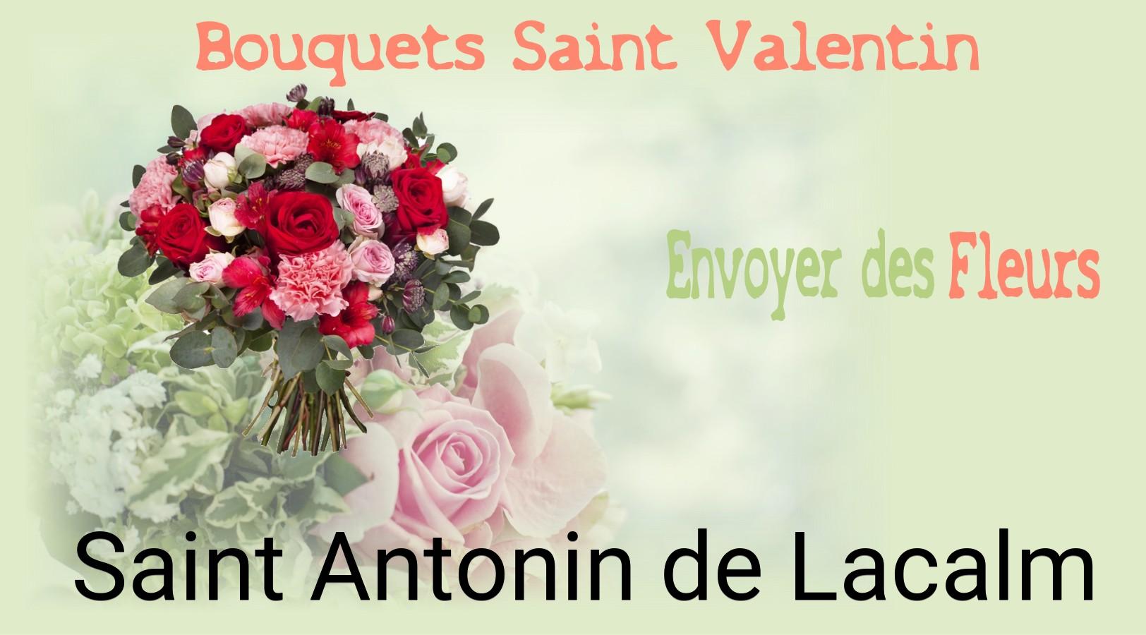 Roses de Saint-Valentin livrées à Saint-Antonin-de-Lacalm